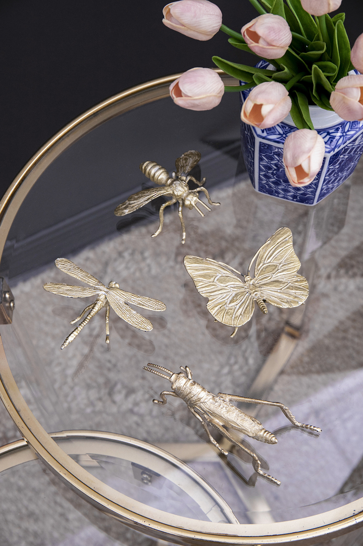 Gold Insect Decoration Set 4 image 1